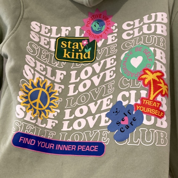 80’s Self Love ~Sweatshirt In excellent pre~loved condition. Comfy Inspirational - Picture 5 of 10